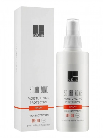 Защитный Увлажняющий спрей SPF 50 Dr.Kadir Solar Zone Moisturizing Protective SPRAY SPF 50, 125 мл